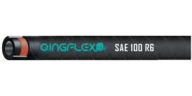 单层纤维编织橡胶液压胶管 SAE 100 R6